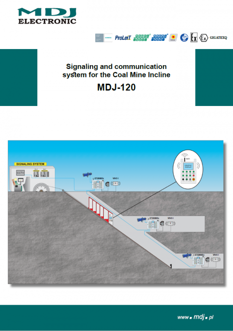 Signaling and communication system for the Coal Mine Incline MDJ-120