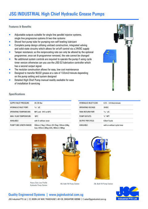 AUTOMATIC LUBRICATION SYSTEM